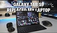 Replacing My Laptop With The Galaxy Tab S9!!!