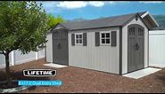 Lifetime 17.5' x 8' Outdoor Storage Shed | Model 60213 | Features & Benefits Video