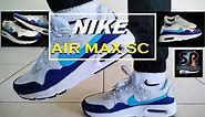 Nike Air Max SC (Pure Platinum/White/Blue Lightning) Unboxing | First actual detailed look | On-Feet