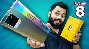 realme 8 Unboxing And First Impressions ⚡ 6.4" AMOLED Screen, 64MP Camera, Helio G95 & More