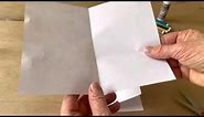 How to make a box fold pop-up card, easy tutorial