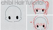 Chibi Hair Tutorial | How to Draw Chibi Hair