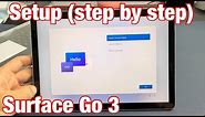 Microsoft Surface Go 3: How to Setup (step by step)