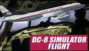 Flying the Vintage 1960s JAL DC-8 Simulator Tokyo | Public Welcome!