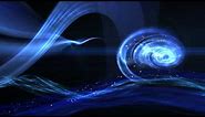 4K Amazing Galaxy Void 3840 * 2160 Px Blue Background Video UHD Animation