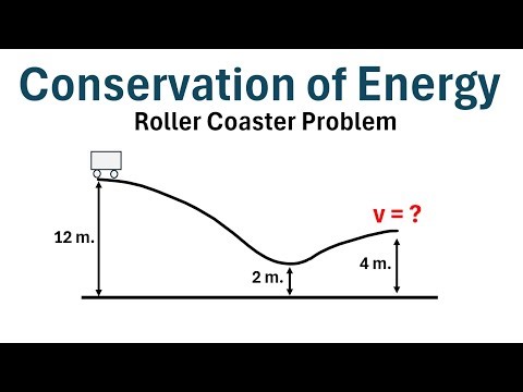 Physics: Conservation of Energy Roller Coaster Problem