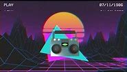 Synthwave Boombox (3D Animation)
