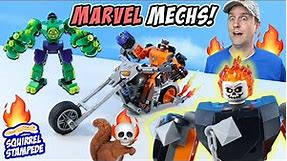 LEGO Marvel Mech Armor Ghost Rider Hulk Rocket & Thanos Review 2023