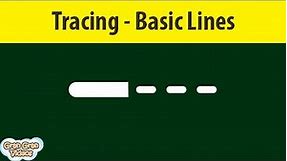 Tracing Lines for Kids - Basic Lines - Vertical, Horizontal, Slant, and Curve Lines