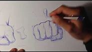How to Draw a Fist - Easy Things To Draw