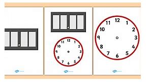 Blank Analogue and Digital Clock