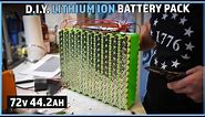 How to MAKE a LITHIUM ION Battery Pack for an Electric Motorcycle (No explosions, sorry)