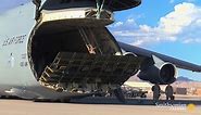 The Amazing Way Cargo Is Loaded onto a C-5 Galaxy Plane