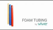 Foam Tubing by Vive - Best Grip Tubing Sleeve For Utensils - Spoon, Fork Round Hollow Closed Cell