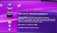 How to connect your PS3 to the Internet, and Sign Up for PlayStation Network