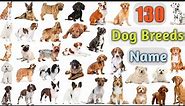 Dog Breeds Vocabulary ll 130 Dogs Breeds Names In English With Pictures ll 100 Popular Dogs