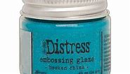 Distress Emboss Glaze Broken China