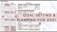 SET 2021 GOALS USING ONENOTE AND ACTUALLY ACHIEVE THEM (+ FREE TEMPLATE)