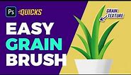 Quick Grain Brush: How To Create Noise Grain Brush in Photoshop like Procreate (2021)