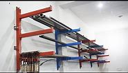 Workshop Storage Organizer -Wall mounted Pipe Rack