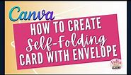 Create Printable Party Invitation With Self-folding Envelope in Canva