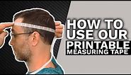 Printable measuring tape How to guide