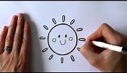 How To Draw A Cartoon Sun | Quick and Easy Bullet Journal Doodle Ideas | bujoTIGER (ZOOSHii)