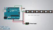 How To Control WS2812B Individually Addressable LEDs using Arduino