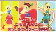 My Little Pony: Equestria Girls | All of Applejack’s Transformations 🍎