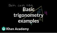 Basic trigonometry II | Basic trigonometry | Trigonometry | Khan Academy