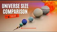 Universe Size Comparison 3D - Milky Way