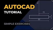 Autocad - Complete exercises for beginners