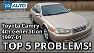 Top 5 Problems Toyota Camry Sedan 4th Generation 1997-2001