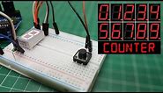Arduino Seven Segment Display Counter | Push Button | Code Explanation