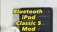 Bluetooth iPod classic 5th gen 🤯 #ipods #apple #tech