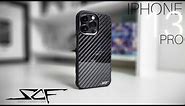 Simply Carbon Fiber iPhone 13 Pro Armor Series Case - LEGIT Carbon Fiber!!!