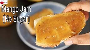 Mango Jam Recipe - No Refined Sugar - How To Make Mango Jam At Home - Mango Recipes | Skinny Recipes