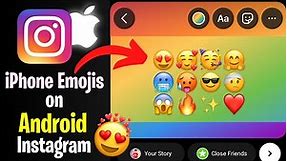 HOW TO GET iPhone Emoji on Android Instagram without Zfont | iphone emoji in android | iOS Emoji
