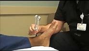 Neurologic Examination of the Foot: The 128 Hz Tuning Fork Test