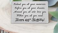 Happy 40th birthday card