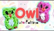 Owl Charm / Mini Figurine Rainbow Loom Tutorial