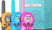FOREDOM FD688 Rechargeable Walkie Talkies for Kids with Flashlight, 3 Pack