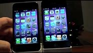Retina Display Comparison: iPod Touch 4G vs iPhone 4 vs iPod Touch 2G/3G