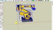 Robotic arm animation tutorial in SketchUp