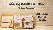 SVG Expandable File Folder - Let's Make the Expandable File Folder