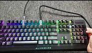 Alienware 510K Keyboard Unboxing and AW768 Comparison
