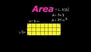 How to find the AREA OF A RECTANGLE: THE EASY WAY!