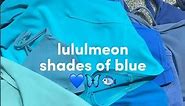 VOTE: Which lululemon Blue Is Your Favorite?! #shorts #lululemonhaul #lululemon