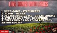 Love Songs with Lyrics | Best Love Songs of All Time| Romantic Love Songs