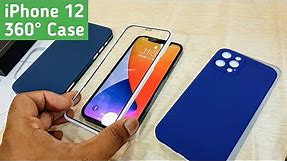 iPhone 12 Pro 360° Case with Tempered Glass || Thin and Slim full Protection